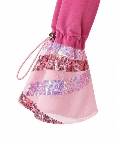 Куртка-жакет с баской Velvet Jacket — Fuchsia Star  4